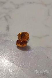 Orecchini argento e ambra