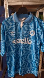 0966NN-Maglia Calcio Napoli Voiello Taglia M