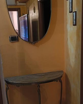 consolle con specchio anni  '60