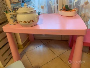 Tavolino +sedie ikea