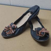 ballerine con punta aperta n.38