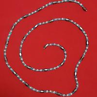 Collana donna con pietre azzurre e calamitate