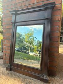 Specchiera Vintage  in Legno con Cornice Lavorata