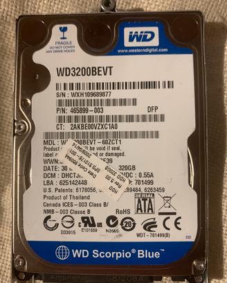 Western Digital – western Digital  320gb