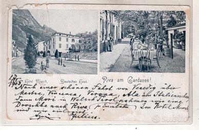 Cartoline Trentino Riva del Garda Hotel Musch