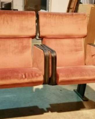 POLTRONE DA CINEMA Modernariato - Technics - Rosse