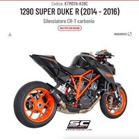 TERMINALE IN CARBONIO PROJECT KTM 1290