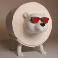 Porta rotolo Orso Polare carta igienica