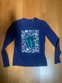 maglia maniche lunghe bambina 11/12 anni