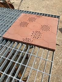 Kit piatrelle pavimento plastica per giardino