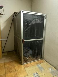 Modulo in alluminio e plexiglas