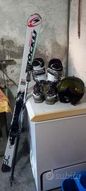 sci,scarponi e casco 