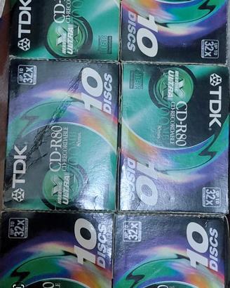 TDK CD-R80 CD Registrabili; 700 MB,  80 min.