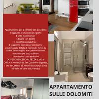 Bilocale nel cuore delle Dolomiti 2 pax