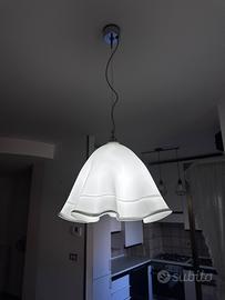 Lampadario vintage in vetro di Murano
