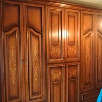 Armadio a 6 ante con cassetti a vista 