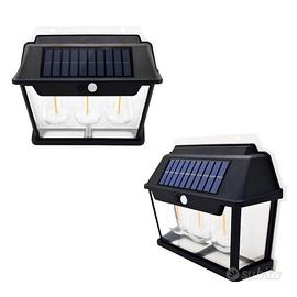 SET 2 lampada Solare LED da Esterno con 3 Luci

