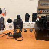 Fujifilm + obiettivi e vari come da foto