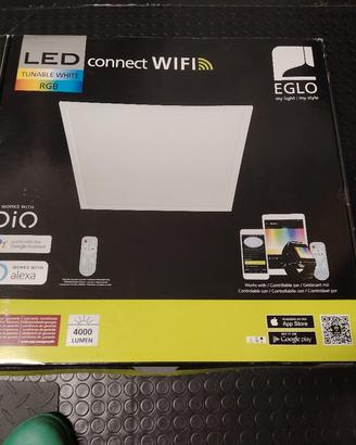 Plafoniera led Eglo Salobrena 60x60 nuova
