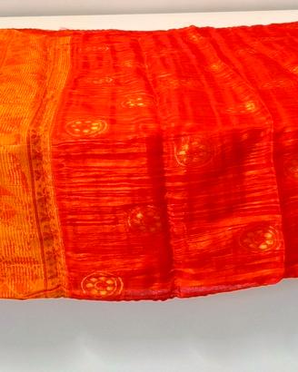 Stola/runner etnico Thailandia - Rosso e arancio