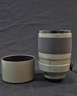 Sigma 600 F8  tele macro Canon FD