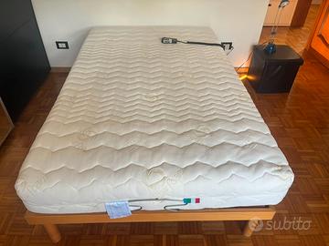 letto una piazza e mezza motorizzato con materasso