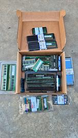 Lotto banchi ram 2gb 4gb ddr400 ddr2 ddr3