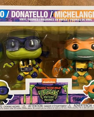 Funko Pop Ninja Turtles Glow 4 Pack