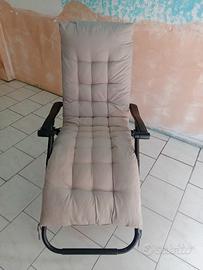 sdraio recliner con poggia piedi 