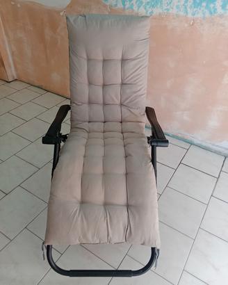 sdraio recliner con poggia piedi 