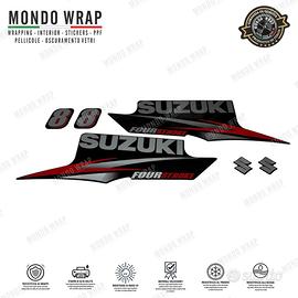 Adesivi barca Calandra Suzuki four stroke 8