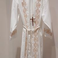 Saio comunione unisex . Tunica comunione.