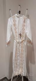 Saio comunione unisex . Tunica comunione.