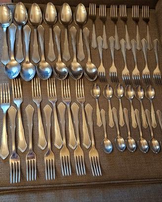 Servizio posate 48 pezzi vintage acciaio  Inox