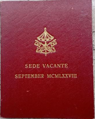 500 lire argento 835 sede vacante Vaticano 1978