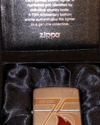accendino ZIPPO  edizione limitata 75° 1 of 500
