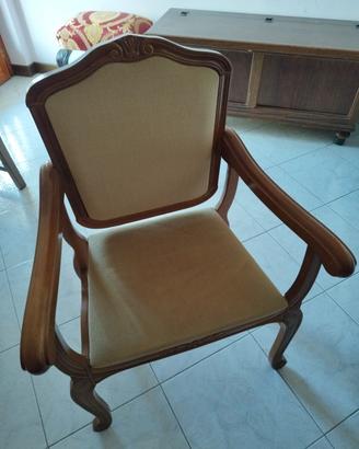 Poltrona stile Luigi XV