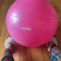 fitball 55cm edilfit rosa 