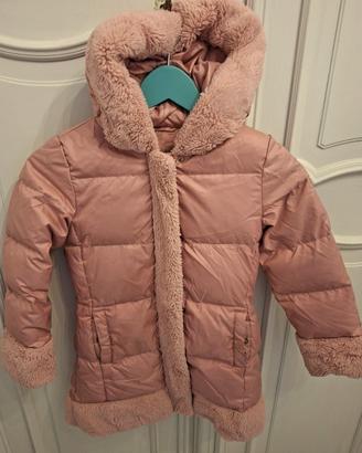 cappotto rosa bambina con pelo 7/8 anni Blukids