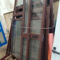 porta  e finestre in alluminio 180:00 euro al pezz