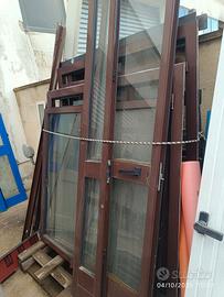 porta  e finestre in alluminio 180:00 euro al pezz