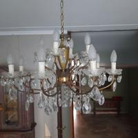 Lampadario gocce 12 luci