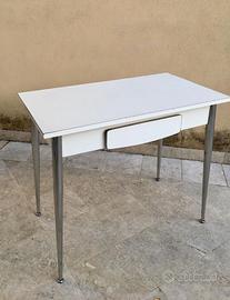 tavolo  formica anni '60 bianco