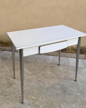 tavolo  formica anni '60 bianco