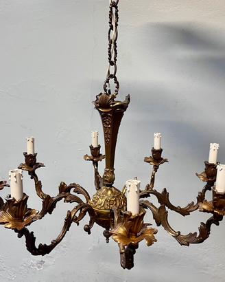 Lampadario barocco anni 50