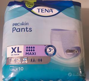 4 confezioni da 10 pants Tena maxi taglia XL 