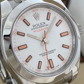 Rolex milgauss bianco fullset