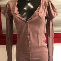 Manila Grace cardigan seta cashmere donna nuovo S