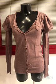 Manila Grace cardigan seta cashmere donna nuovo S