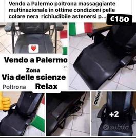 Poltrona massaggiatrice cn telecom€100 vedi altro